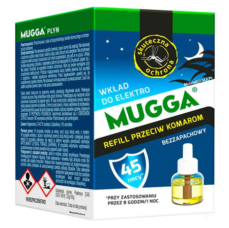 Mugga Wkład do elektrofumigatora 45 nocy - 35ml
