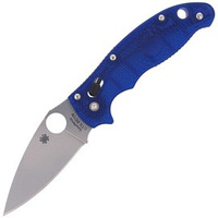 Nóż składany Spyderco Manix 2 FRCP Blue CTS-BD1N Plain (C101PBL2)