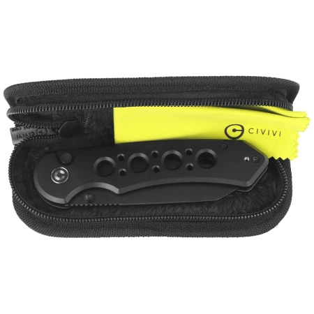 Nóż składany Civivi Pragma Prime Black Aluminium, Black Stonewashed 14C28N (C24067-1)