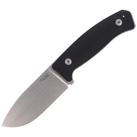 Nóż LionSteel Bushcraft G10 Black / Satin Blade (M2M GBK)