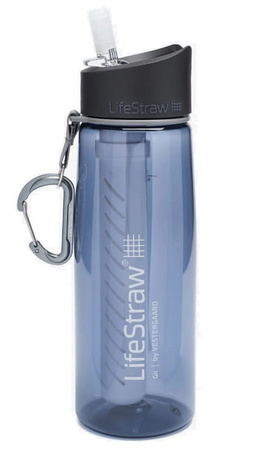 Butelka z filtrem do wody z 2-stopniową filtracją LifeStraw Go 0.65L - Navy Blue