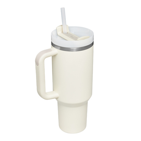 Kubek termiczny Stanley Quencher H2.O FlowState Tumbler 1,18 l - Cream Tonal
