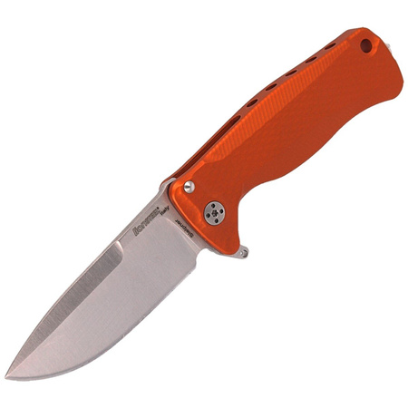 Nóż składany LionSteel SR22A Aluminum Orange, Satin Blade (SR22A OS)