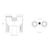Lornetka Hawke Frontier HD X 10x32 szara