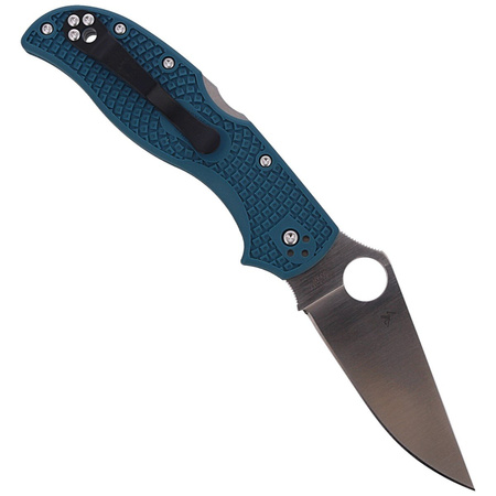 Nóż składany Spyderco Stretch 2 Blue FRN Straight Spine K390 (C90FP2K390)