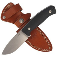 Nóż LionSteel Bushcraft G10 Black / Satin Blade (M2M GBK)