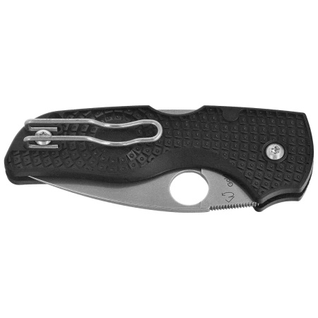 Nóż składany Spyderco Lil' Native Lightweight Black FRN, Satin CTS BD1N by Eric Glesser (C230PBK)