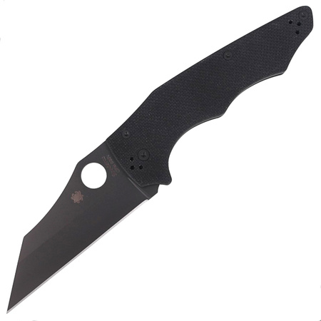 Nóż składany Spyderco YoJumbo G-10 Black, Black Blade Plain (C253GPBBK)