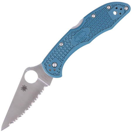 Nóż składany Spyderco Delica 4 Blue FRN, K390 Spyder (C11FSK390)