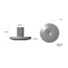 Śruby pivot Civivi Satin i Black Stainless Steel 10 mm - 2 szt. (CA-11A)