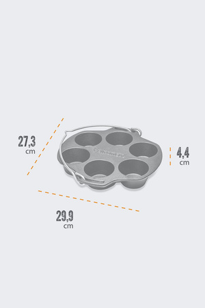 Żeliwna forma do muffinek Petromax (6 sztuk)