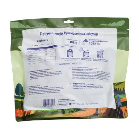 Lyommy - Racja żywnościowa 24H mięsna - zestaw 1