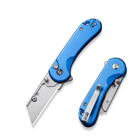 Nóż składany Civivi Elementum Utility Blue Aluminium, Stonewashed 6Cr13 (C23039B-2)