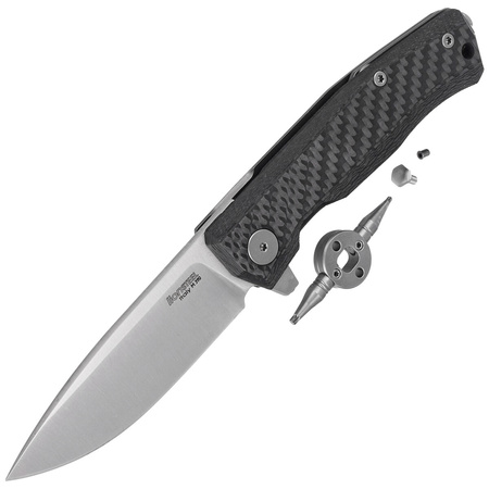 Nóż składany LionSteel Myto Carbon Fiber / Satin Blade (MT01 CF)