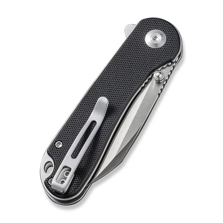 Nóż składany Civivi Elementum Wharncliffe Black G10, Satin Nitro-V (C18062AF-1)