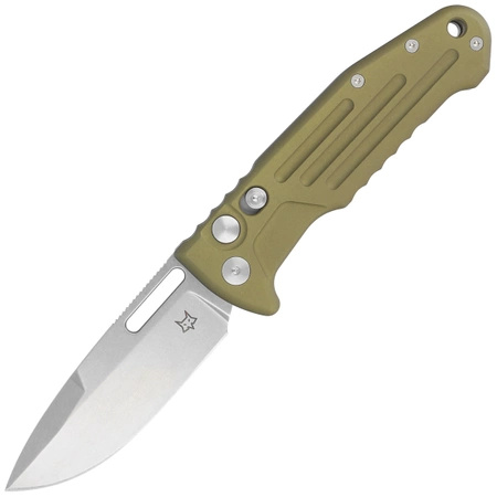 Nóż FOX New Smarty OD Green Aluminium, Stonewashed N690Co by Stefano De Lorenzii (FX-503 ALOD)