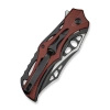 Nóż składany Civivi Biophase  Black Aluminium / Burgundy G10, Black Stonewashed Nitro-V (C23083C-1)