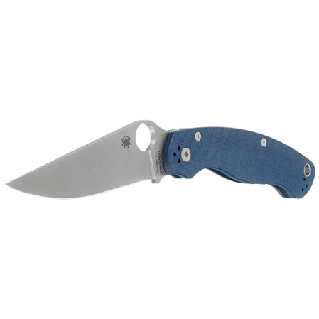 Nóż składany Spyderco Military 2 Cobalt Blue G10, Satin CPM SPY27 by Sal, Eric Glesser (C36GPCBL2)