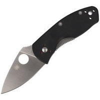 Nóż składany Spyderco Ambitious G-10 Black Plain - C148GP