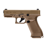 Glock - Pistolet wiatrówka Glock 19X blowback 4,5 mm coyote BB CO2