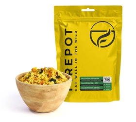 Firepot - Liofilizat Danie Dal z ryżem i szpinakiem XL, 800g /750kcal