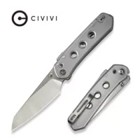 Nóż składany Civivi Vision FG Clear Lexan, Satin / Stonewashed Nitro-V by Snecx Tan (C23036-7)