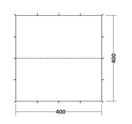 Robens - Tarp Trail 4x4 m - zielony