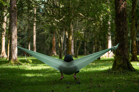 Ticket To The Moon - Hamak Travel Compact - Jade Green