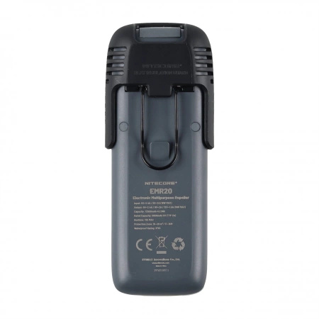 Bezprzewodowy odstraszacz komarów Nitecore EMR20 2w1 czarny