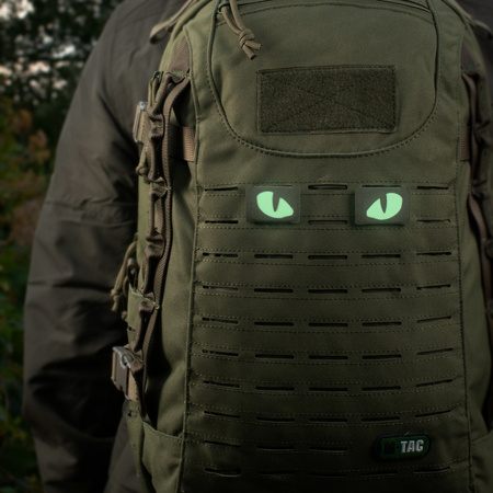 M-Tac - Naszywka Tigers Eyes Laser Cut (para) - Olive