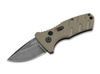 Böker Plus - Nóż automatyczny BHQ Stubby Strike Droppoint OD Green Aluminium, Stonewash D2 (01BO442)
