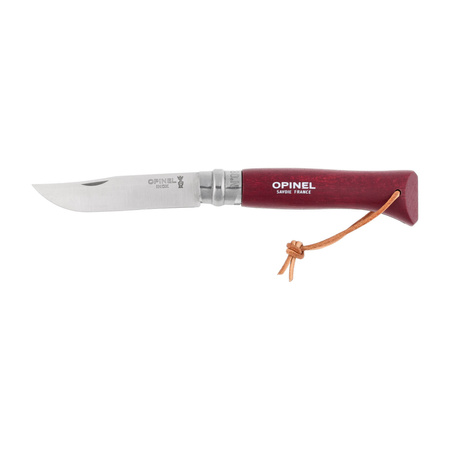 Nóż Opinel 8 Inox Colorama Burgundy