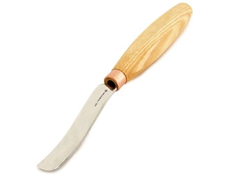 Dłuto wygięte długie kompaktowe - BeaverCraft K6L/15 - Compact long bent gouge. Sweep №6