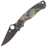 Nóż składany Spyderco Para Military 2 G-10 Camo, Black Blade - C81GPCMOBK2