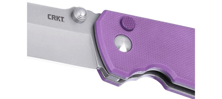 Nóż składany CRKT 2495 P - SQUID XM BUTTON LOCK Violet
