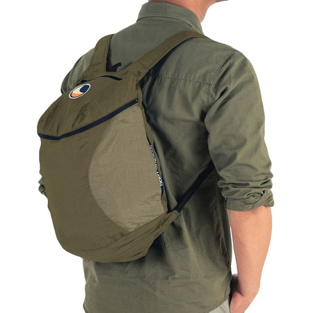 Ticket To The Moon - Plecak składany Mini Backpack - Army Green / Khaki