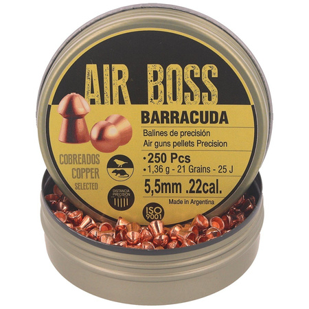 Apolo - Śrut Air Boss Barracuda Copper 5.52 mm, 250 szt. 1.36g/21.0gr (30001-2)