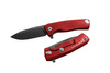Nóż składany LionSteel ROK Aluminium Red, Black Blade (ROK A RB)