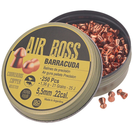 Apolo - Śrut Air Boss Barracuda Copper 5.52 mm, 250 szt. 1.36g/21.0gr (30001-2)