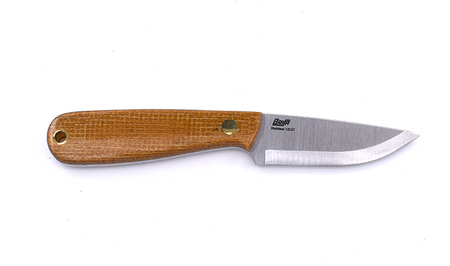 Nóż Brisa Necker 70 Sc - Mustard Micarta - Pochwa Skórzana