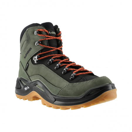 Buty Lowa Renegade GTX mid - zielono/pomarańczowe