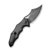 Nóż składany CIVIVI Chiro Carbon Fiiber/Black G10, Damascus (C23046-DS1)