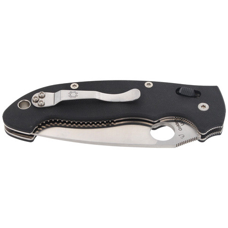 Nóż składany Spyderco Manix 2 XL G-10 Black Plain (C95GP2)