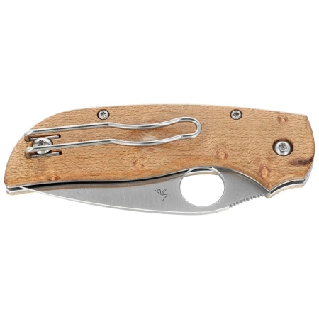 Nóż składany Spyderco Chaparral Maple Wood, Satin CTS XHP (C152NLWDP)