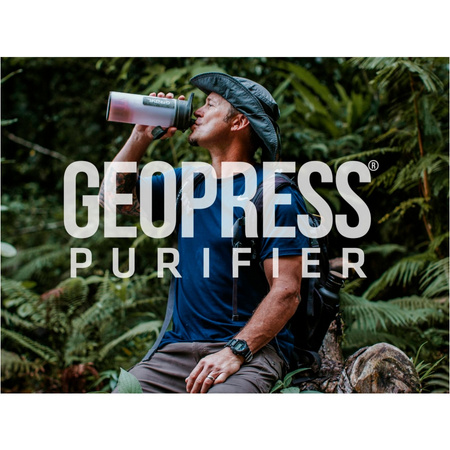 Grayl - Butelka filtrująca GeoPress - czarno-zielona
