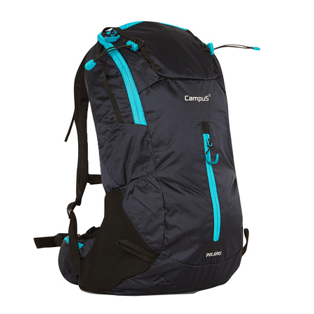 Campus - Plecak turystyczny POLARIS 37L - czarno/morski