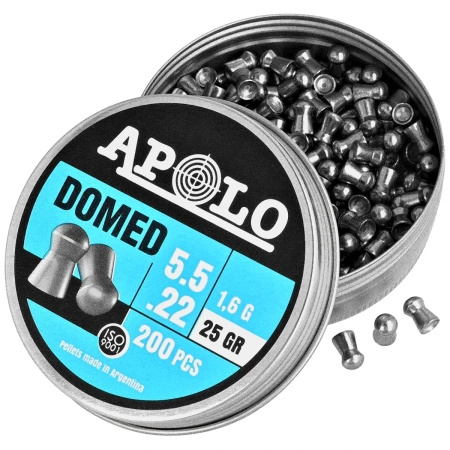 Śrut Apolo Domed 5.5 mm, 200 szt. 1.6g/25.0gr (19918)