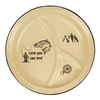 Fosco Industries - Talerz emaliowany z 3 przegrodami - Catch your own meal