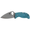 Nóż składany Spyderco LeafJumper Blue Lightweight FRN, Satin Plain K390 by Sal Glesser (C262PBLK390)