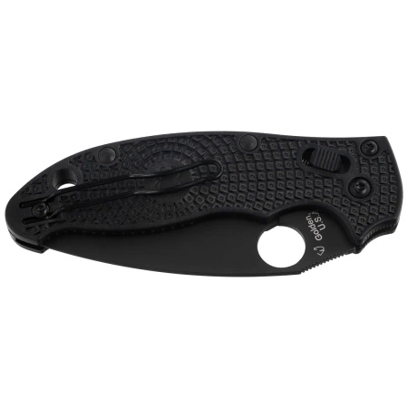 Nóż składany Spyderco Manix 2 Lightweight Black Blade Plain - C101PBBK2